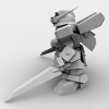 sd高达-角色人体-角色-VR/AR模型-3D城