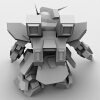 sd高达-角色人体-角色-VR/AR模型-3D城