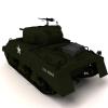M4A4谢尔曼中型坦克-汽车-军事汽车-VR/AR模型-3D城