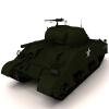 M4A4谢尔曼中型坦克-汽车-军事汽车-VR/AR模型-3D城