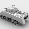M4A4谢尔曼中型坦克-汽车-军事汽车-VR/AR模型-3D城