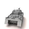 M4A4谢尔曼中型坦克-汽车-军事汽车-VR/AR模型-3D城