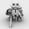 SD敢达-角色人体-角色-VR/AR模型-3D城