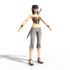 性感MM-角色人体-角色-VR/AR模型-3D城