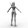 性感MM-角色人体-角色-VR/AR模型-3D城