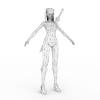性感MM-角色人体-角色-VR/AR模型-3D城