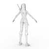 性感MM-角色人体-角色-VR/AR模型-3D城