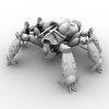 Spider Tank-角色人体-角色-VR/AR模型-3D城