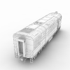 火车头-汽车-火车-VR/AR模型-3D城