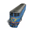 火车头-汽车-火车-VR/AR模型-3D城