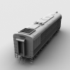 火车头-汽车-火车-VR/AR模型-3D城