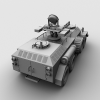 防空型武装吉普-VR/AR模型-3D城