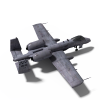 A10 Thunderbolt-飞机-军事飞机-VR/AR模型-3D城