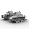 16-40轻型坦克-汽车-军事汽车-VR/AR模型-3D城