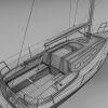 白色帆船-船舶-其它-VR/AR模型-3D城