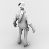 狙击手-角色人体-角色-VR/AR模型-3D城