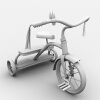 三轮车-汽车-自行车-VR/AR模型-3D城