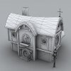 二层小客栈-建筑-科幻-VR/AR模型-3D城