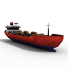 14493 油轮-船舶-货船-VR/AR模型-3D城