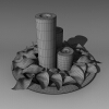 蜡烛-文体生活-艺术品-VR/AR模型-3D城