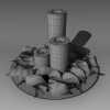 蜡烛-文体生活-艺术品-VR/AR模型-3D城