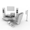 奇声家庭影院-科技-家用电器-VR/AR模型-3D城