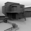 私人豪华小别墅-建筑-住宅-VR/AR模型-3D城