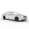 宝马7系列-汽车-家用汽车-VR/AR模型-3D城