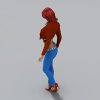时尚女郎-角色人体-女人-VR/AR模型-3D城