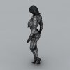 时尚女郎-角色人体-女人-VR/AR模型-3D城