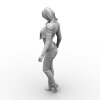 时尚女郎-角色人体-女人-VR/AR模型-3D城