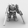 SD高达-角色人体-角色-VR/AR模型-3D城