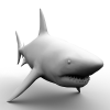 孤岛危机系列鲨鱼-动植物-鱼类-VR/AR模型-3D城