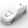 Honda Civic跑车-汽车-家用汽车-VR/AR模型-3D城