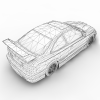 Honda Civic跑车-汽车-家用汽车-VR/AR模型-3D城