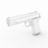 手枪1911-VR/AR模型-3D城