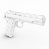 手枪1911-VR/AR模型-3D城