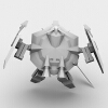 SD高达-角色人体-角色-VR/AR模型-3D城