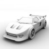 福特GT 40的高性能赛车-汽车-其它-VR/AR模型-3D城