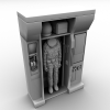 航天服箱-科技-航天卫星-VR/AR模型-3D城