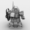 sd高达-角色人体-角色-VR/AR模型-3D城