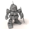 sd高达-角色人体-角色-VR/AR模型-3D城