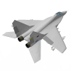 米格-29喷气式战斗机-飞机-军事飞机-VR/AR模型-3D城