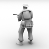 部队军人-角色人体-男人-VR/AR模型-3D城