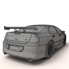 跑车-汽车-家用汽车-VR/AR模型-3D城