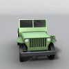 军用Jeep车-VR/AR模型-3D城