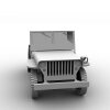 军用Jeep车-VR/AR模型-3D城