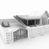房子外观-建筑-住宅-VR/AR模型-3D城