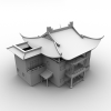 中国古建-建筑-古建筑-VR/AR模型-3D城