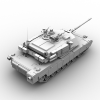 M1A2坦克-汽车-军事汽车-VR/AR模型-3D城
